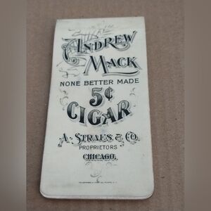 Vintage Store Clerk receipt book with cigar Ad‎